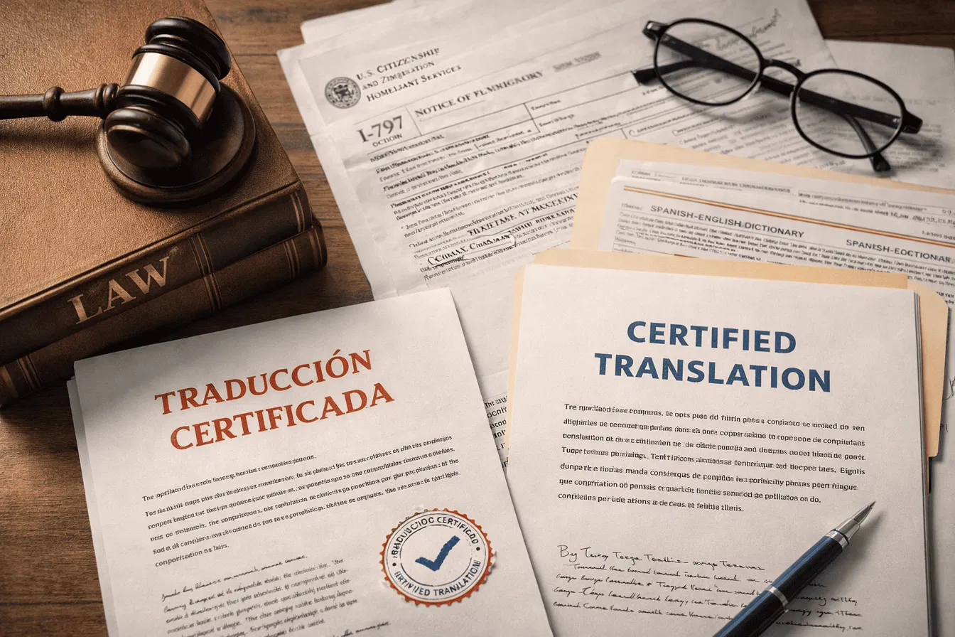 Traducciones certificadas inglés-español en Newark